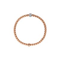 Bracciale Fope Eka in Oro rosa Diamante 0.19 Ct 73301BX_PB_R_XBX_00M - 73301BX_PB_R_XBX_00M